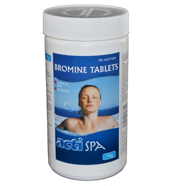 1kg Tub of Bromine Tablets For Swimming Pools Buy Now